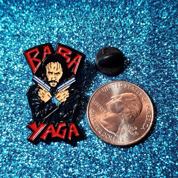 3/$20 John Wick Baba Yaga Keanu Reeves Movie Enamel Pin - Picture 2 of 2